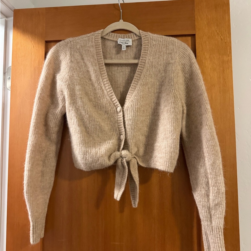 & Other Stories Women's Blush Tie-Front Sweater